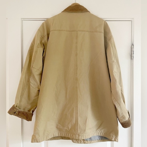 Vintage L.L. Bean Khaki Chore Coat - XL - Picture 6 of 6
